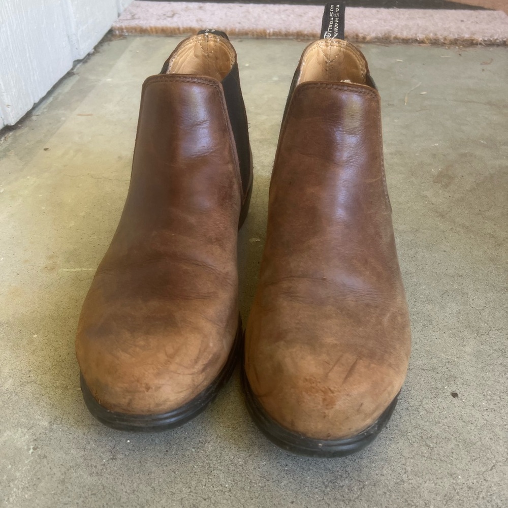 Blundstone Brown Ankle Boots Leather Comfort